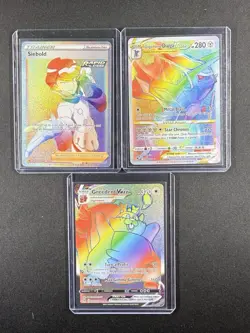 🔥 Lot of 3 Rainbow Rare Pokémon Cards - Holo Foil - Authentic TCG - NM/M 🔥 - Image 8