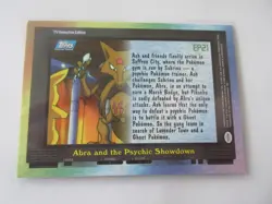 EP21 Abra and the Psychic Showdown Topps Pokemon Card LP - Image 4
