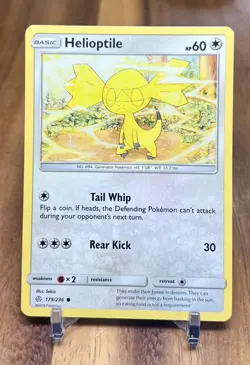 Helioptile 179/236 Cosmic Eclipse Non Holo Common Pokemon Card NM - Image 1