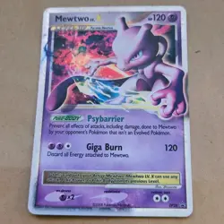 POKEMON PROMO CARD - DIAMOND AND PEARL - DP28 MEWTWO LV.X (HOLO) RARE NM - Image 1