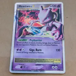 POKEMON PROMO CARD - DIAMOND AND PEARL - DP28 MEWTWO LV.X (HOLO) RARE NM - Image 3