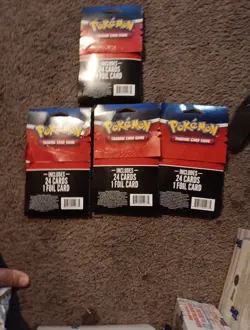 Pokemon TCG  Pack with 1 Foil Card Guaranteed - New/Sealed - Lot of 4 - Image 2