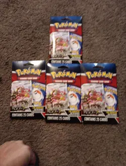 Pokemon TCG  Pack with 1 Foil Card Guaranteed - New/Sealed - Lot of 4 - Image 3