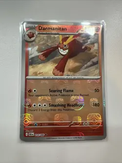 Darmanitan MASTER BALL REVERSE HOLO Black Bolt #014/086 Pokemon Card TCG - Image 3