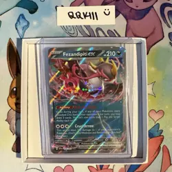 Fezandipiti EX 038/064 Shrouded Fable Double Rare Holo Pokemon TCG Card Mint - Image 1