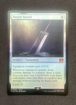 Magic: The Gathering Final Fantasy Buster Sword Foil Mythic Rare 255 *NM* - Image 11