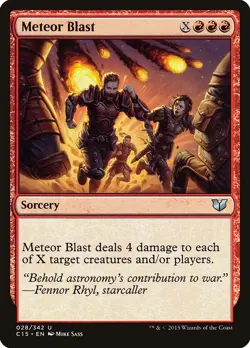 1x Meteor Blast - NM - Commander Set - SPARROW MAGIC - Image 1