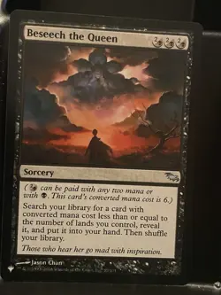 Beseech the Queen Shadowmoor Regular NM The List Mystery MTG Magic Card - Image 2