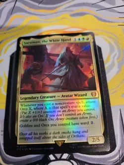 Saruman, the White Hand Commander: The Lord of the Rings Foil - Image 1