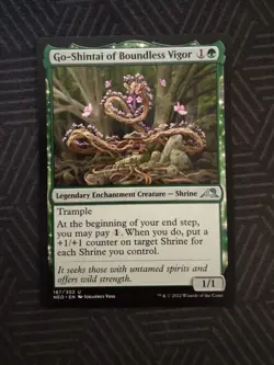 mtg go-shintai of boundless vigor kamigawa: neon dynasty - Image 1