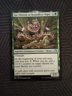 mtg go-shintai of boundless vigor kamigawa: neon dynasty - Image 3