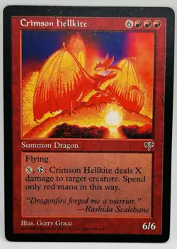 MTG Crimson Hellkite Mirage Regular - Image 2