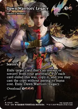 Dawn Warriors' Legacy - Mizzix's Mastery (Showcase) - 41fca- Near Mint - MTG - Image 1