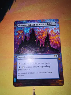 MTG ALTERED 1X Minamo, School at Water's Edge magic the gathering Hogwarts - Image 1