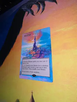 MTG ALTERED 1X Eye of Ugin magic the gathering Hand Painted Sunset - Image 2