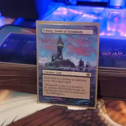 MTG ALTERED 1X Eye of Ugin magic the gathering Hand Painted Sunset - Image 4