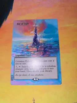 MTG ALTERED 1X Eye of Ugin magic the gathering Hand Painted Sunset - Image 7