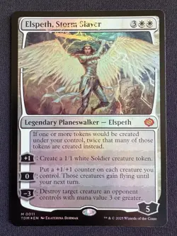 🌈 FOIL - Elspeth, Storm Slayer -MTG #11 - Tarkir Dragonstorm - MINT - Image 2