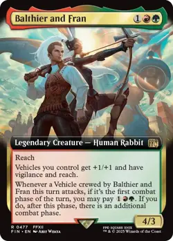 Balthier and Fran (Extended Art) Final Fantasy Foil - Image 1
