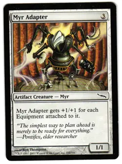 Magic_the_gathering Mirrodin Myr Adapter #210 2003,MTG,LP Common - Image 3