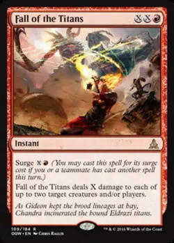 Fall of the Titans - Oath of the Gatewatch #109/184 MTG Magic The Gathering - Image 1