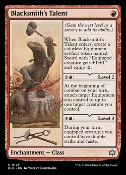 MTG Blacksmith's Talent ** Bloomburrow ** English (NM) - Image 1
