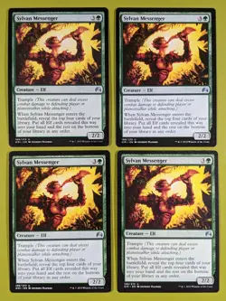 Sylvan Messenger x4 Magic Origins 4x Playset Magic the Gathering MTG - Image 1