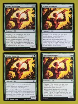 Sylvan Messenger x4 Magic Origins 4x Playset Magic the Gathering MTG - Image 2