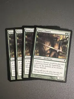 NISSA'S CHOSEN X4 4 4X Zendikar MTG Magic the Gathering Cards - Image 3