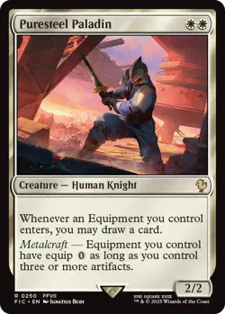 Foil - Puresteel Paladin (Surge Foil) - 250 / NM / English MTG - Image 2