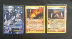 Pokemon Card Lot (Lugia Team Plasma Full Art) (Charizard Dragon Holo) (Kabutops) - Image 1