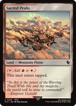 Foil - Sacred Peaks (Surge Foil) - 418 / NM / English MTG - Image 1