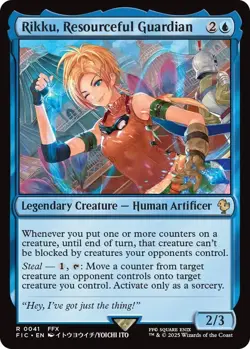 Foil - Rikku, Resourceful Guardian (Surge Foil) - 41 / NM / English MTG - Image 1