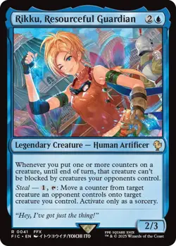Foil - Rikku, Resourceful Guardian (Surge Foil) - 41 / NM / English MTG - Image 2