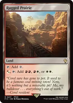 Foil - Rugged Prairie (Surge Foil) - 417 / NM / English MTG - Image 1