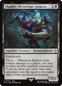 Foil - Shadow, Mysterious Assassin (Surge Foil) - 50 / NM / English MTG - Image 1