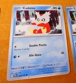 POKEMON EVOLUTIONS A PALDEA CARD CARD CADOIZO 046/193 PAL FR NM - Image 1