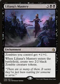 Liliana's Mastery - Foil Amonkhet MP MTG - Image 1