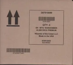Warhammer 40,000 Deck Premium Sealed Case - Set of 4 - Image 1