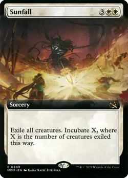 MTG Sunfall Extended Art ** March of the Machine ** English (NM) - Image 1