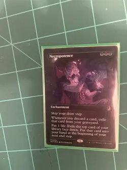 Necropotence (Anime Borderless) (Confetti Foil) Wilds of Eldraine: Enchanting... - Image 3