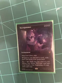 Necropotence (Anime Borderless) (Confetti Foil) Wilds of Eldraine: Enchanting... - Image 4