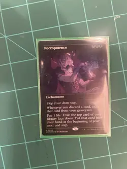 Necropotence (Anime Borderless) (Confetti Foil) Wilds of Eldraine: Enchanting... - Image 5