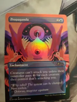 MTG 1x FOIL Propaganda # 381 Secret Lair Drop Magic the Gathering Card x1 NM - Image 2