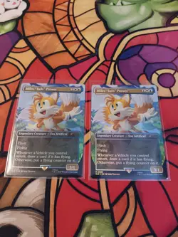 Miles "Tails" Prower (Rainbow Foil) Secret Lair Drop MTG MINT  - Image 3