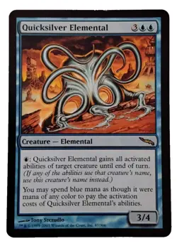 Quicksilver Elemental Mirrodin Expansion R LP MTG: Magic the Gathering - Image 1