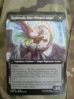 Mtg Final Fatasy Sephiroth, Fabled SOLDIER Extended Art 0451 Mint Pack Fresh!! - Image 2