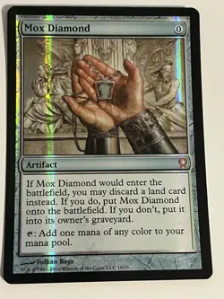 Magic the Gathering Mox Diamond -Foil Near Mint MTG From the Vault: Relics NM - Image 1