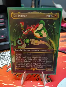 Dr. Eggman (Rainbow Foil) Secret Lair Drop MTG MINT  - Image 1