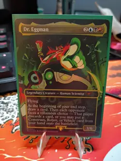 Dr. Eggman (Rainbow Foil) Secret Lair Drop MTG MINT  - Image 2